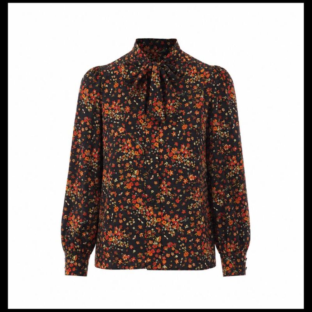 Gucci Women Printed Gucci Silk Shirt